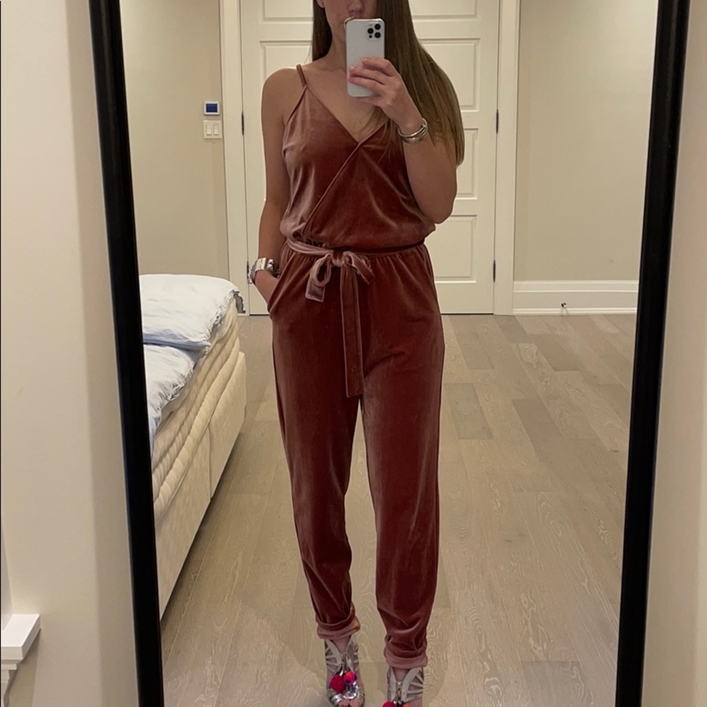 Gestuz velvet jumpsuit